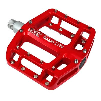 NC-17 Plattformpedal Sudpin I Pro, Alu, Kugellager, rot