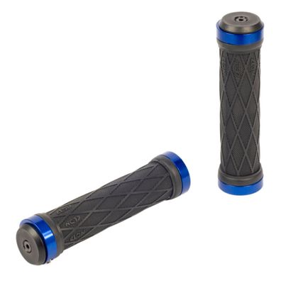 NC-17 Griff S-Pro Lock On Take Control II, Griffgummi schwarz, Alu Klemmring blau