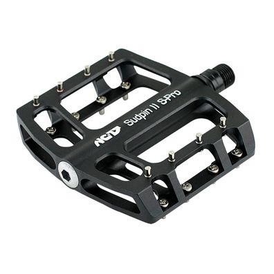 NC-17 Plattformpedal Sudpin II S-Pro CNC, Alu, Präzisionslager, schwarz