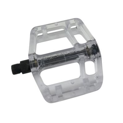 NC-17 Plattformpedal Sudpin Zero Pro, Kunststoff, Kugellager, klar-transparent