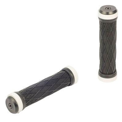 NC-17 Griff S-Pro Lock On Take Control II, Griffgummi schwarz, Alu Klemmring weiss