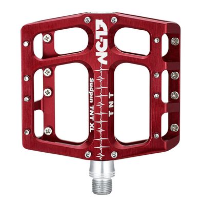 NC-17 Plattformpedal Sudpin IV XL TNT CNC, Alu, Präzisionslager, rot