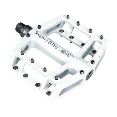 NC-17 Plattformpedal Sudpin I S-Pro, Alu, Präzisionslager, weiss