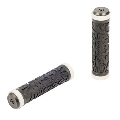 NC-17 Griff S-Pro Lock On Take Control, Griffgummi schwarz, Alu Klemmring weiss