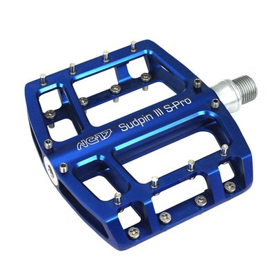 NC-17 Plattformpedal Sudpin III S-Pro CNC, Alu, Präzisionslager, blau
