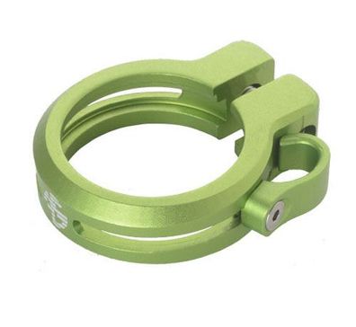NC-17 Sattelklemme 34,9mm, inkl. Kabelführung, grün