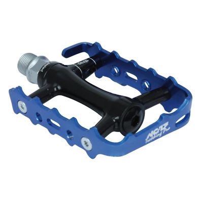NC-17 Plattformpedal Trekking Pro, Alu, Präzisionslager, schwarz-blau