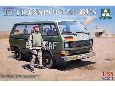 Takom Bundeswehr Transporter T3 Bus Bulli 3462013 in 1:35 Takom 2013 Bausatz
