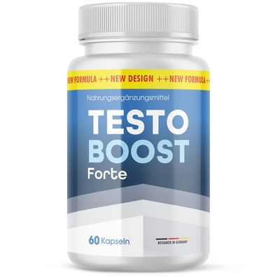 Testo Boost Forte Kapseln | Kraft für den aktiven Mann | enthält 60 Kapseln