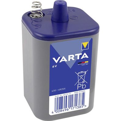 Varta Batterie 4R25X Blockbatterie 6V 7,5Ah 430 4R25 Zinkchlorid