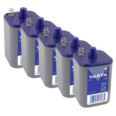 5x Varta Batterie 4R25X Blockbatterie 6V 7,5Ah 430 4R25 Zinkchlorid