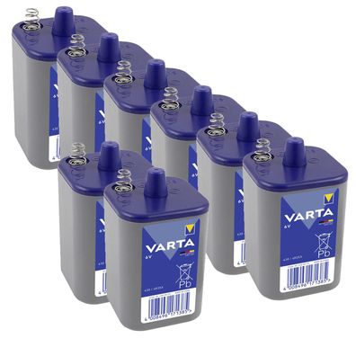8x Varta Batterie 4R25X Blockbatterie 6V 7,5Ah 430 4R25 Zinkchlorid