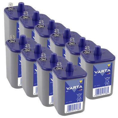 10x Varta Batterie 4R25X Blockbatterie 6V 7,5Ah 430 4R25 Zinkchlorid
