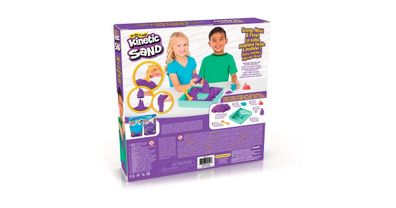 Kinetic Sand - Sandbox Set lila (454 Gramm Sand) - Spinmaster 6067477 - (Spielzeug /