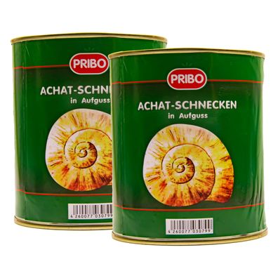 Achat-Schnecken 2 x Dose Füllmenge 800g ATG 455g, 144 Stück