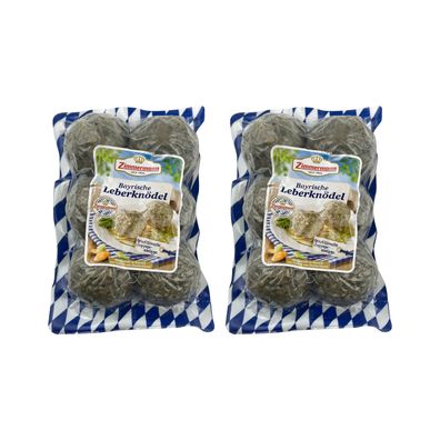 bayerische Leberknödel Zimmermann Fleischwerke 12 Stk. 2x400g