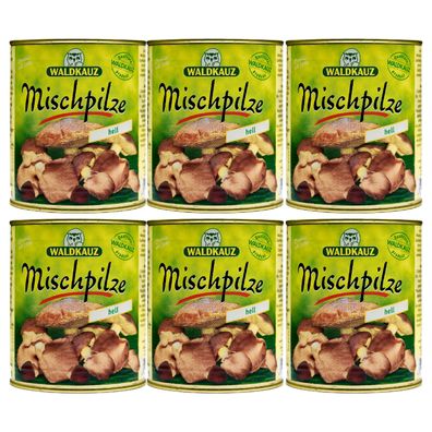 Mischpilze Hell 6 Dosen Füllm 800g ATG 455g aromatisch