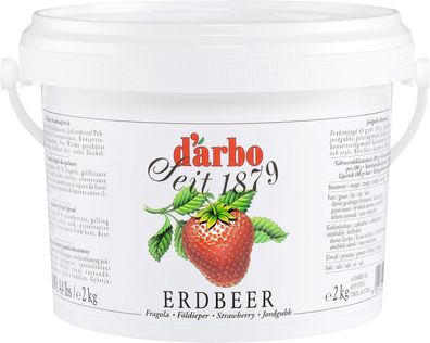Fruchtaufstrich Erdbeer 2kg Eimer von DARBO höchste Qualität