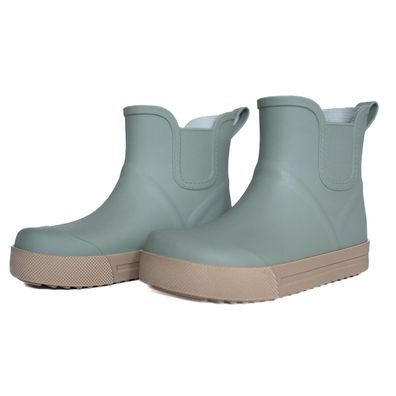 3Kamido GoEasy Kinder Gummistiefel, Barefoot Pistazien Grün Stiefel