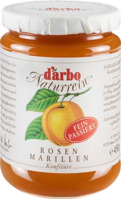DARBO Konfitüre passiert Naturrein Marille-Aprikose 6x 450g Glas