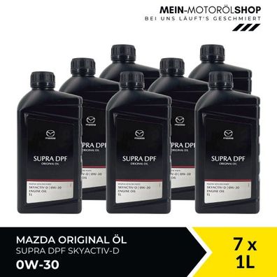 Mazda Original Oil Supra DPF Skyactiv-D 0W-30 7x1 Liter