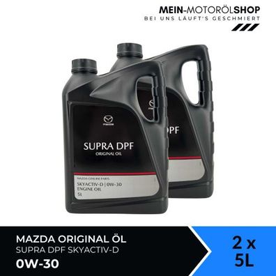 Mazda Original Oil Supra DPF Skyactiv-D 0W-30 2x5 Liter