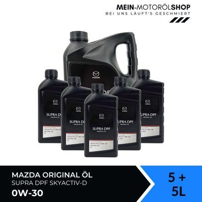 Mazda Original Oil Supra DPF Skyactiv-D 0W-30 5 + 5 Liter
