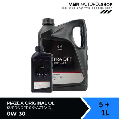 Mazda Original Oil Supra DPF Skyactiv-D 0W-30 5 + 1 Liter