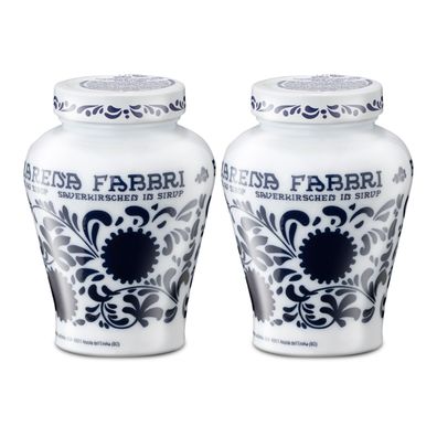 FABBRI Amarenakirschen in Sirup im 2x600g Opaline Amarena-Kirschen