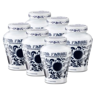 FABBRI Amarenakirschen in Sirup im 6x600g Opaline Amarena-Kirschen
