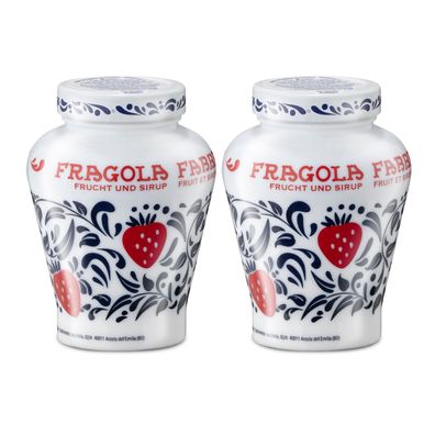FABBRI Erdbeeren in Sirup eingelegt 4x600g Opaline Fragola aus Italien
