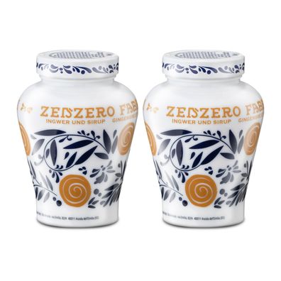 FABBRI INGWER in Sirup eingelegt 2x600g Opaline Zenzero-Stücke halbkan