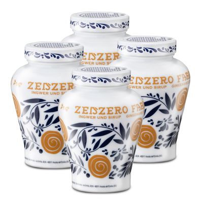 FABBRI INGWER in Sirup eingelegt 4x600g Opaline Zenzero-Stücke halbkan