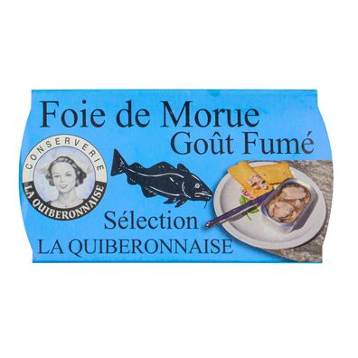 DORSCH-KABELJAU-LEBER 2x 121g La Quiberonnaise Konserven Fisch aus