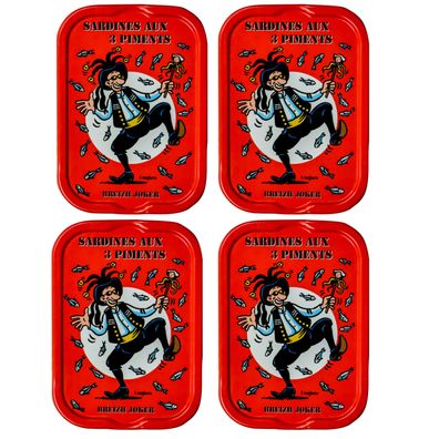 Fisch - Sardinen Mariniert 3 Chilisorten 4x 115g Portugal Frankreich