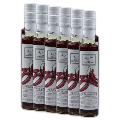 Chili-Öl 6x 250ml Premium Speiseöl TERRE Francescane aus Italien
