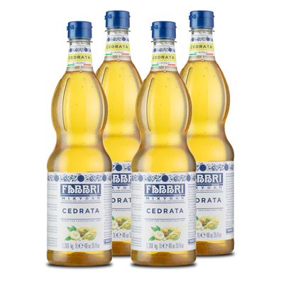 FABBRI Mixybar Zitronat-Zitronen-Sirup Cedrata 4x1L PET Fruchtsirup