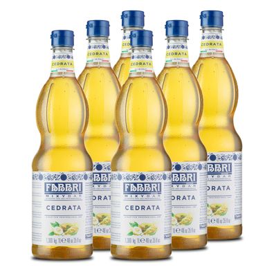 FABBRI Mixybar Zitronat-Zitronen-Sirup Cedrata 6x1L PET Fruchtsirup