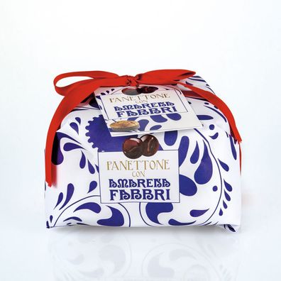 FABBRI Panettone 6x500g mit Amarena-Kirschen Hefekuchen Christkuchen
