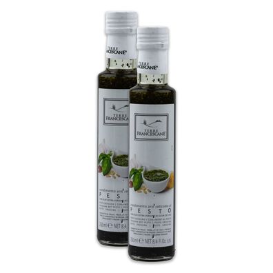 Pesto-Öl 2x 250ml Premium Speiseöl TERRE Francescane aus Italien