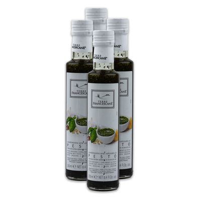 Pesto-Öl 4x 250ml Premium Speiseöl TERRE Francescane aus Italien