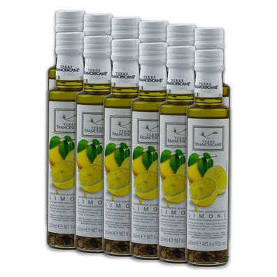 Zitronen-Öl 12x250ml Premium Speiseöl TERRE Francescane aus Italien