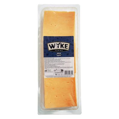 50 Scheiben mild cremiger Cheddar Käse Gelb 3 Monate gereift 1KG