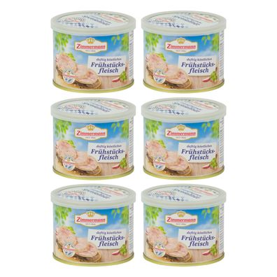 bayerische Dosenwurst Frühstücksfleisch Zimmermann 6x200g