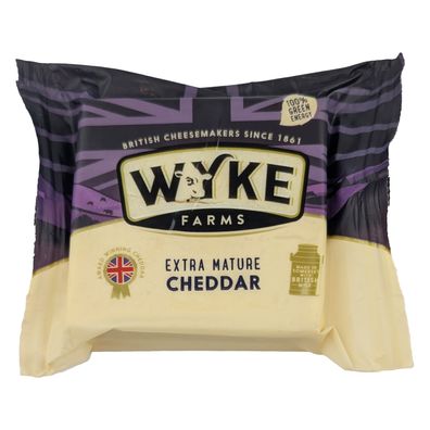 extra reifer Cheddar Weiß extra-mature cheddar 12 Monate gereift 200g
