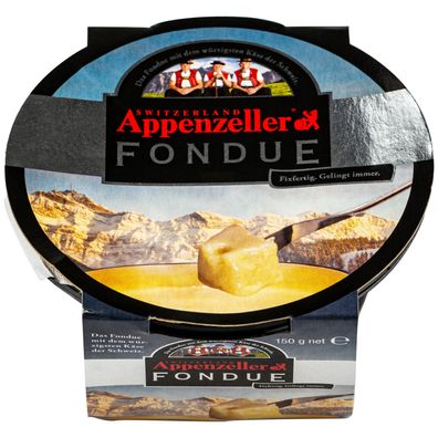 FONDUE-KÄSE-SNACK Käse 150g Appenzeller Käse Fonduemischung von STRÄHL
