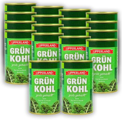 Grünkohl handverlesen vegan 18x Konserve Füllm 4KG ATG 2,8KG