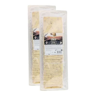 leicht scharfer und cremiger Cheddar Käse Pfeffer 2x 980g