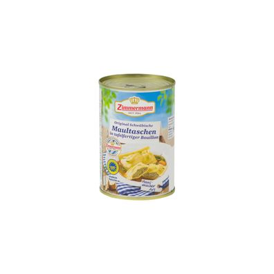 schwäbische Maultaschen Zimmermann Fleischwerke 400ml Dose