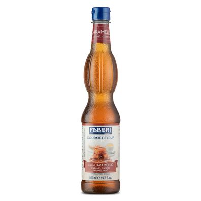FABBRI Gourmet Caramello-Karamell-Sirup 560ml für Dessert Kaffee Topping